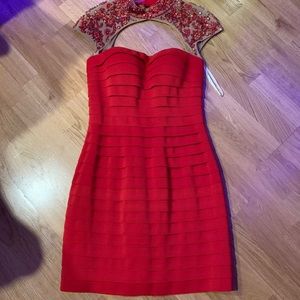 Red Sherri hill mini dress
